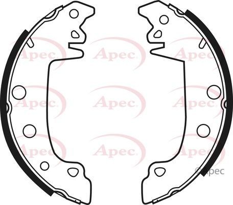 Apec rear brake shoe - shoe, for