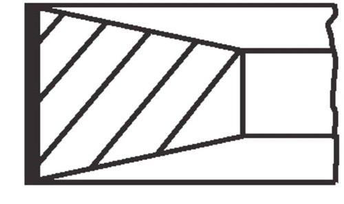 Piston ring kit mahle fits - mahle,