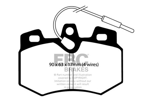 Ebc ultimax front - brake, pads