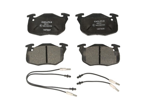 Brake pads set - , right