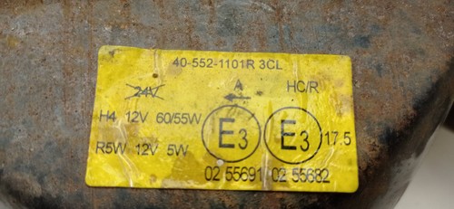 40552110 right headlight - right,